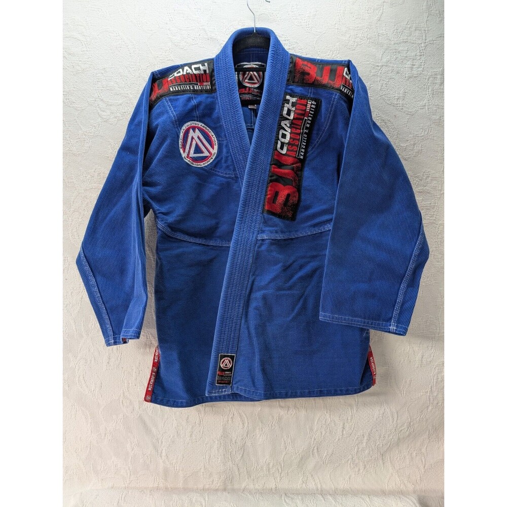 BJJ COACH ASSOCIATION OFFICIAL COMPETITION TRAINING BJJ Blue Gi UNIFORM A3